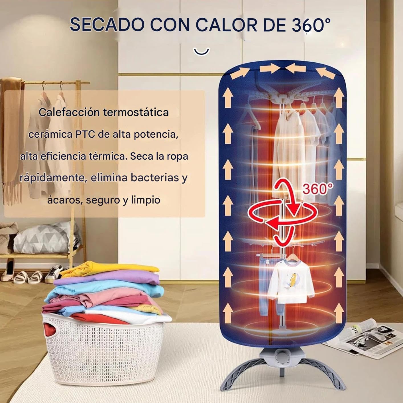 Secador de ropa plegable